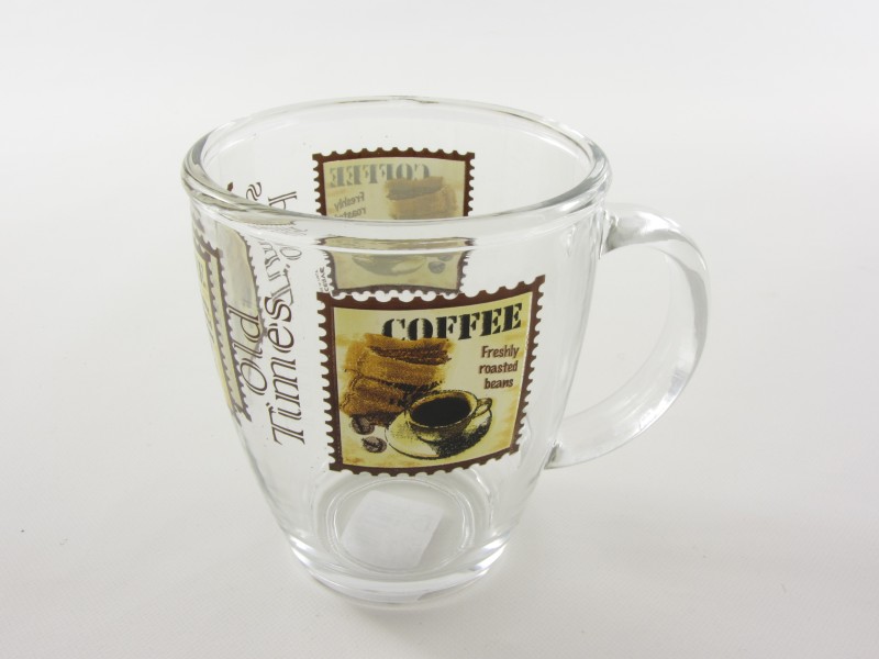 Üveg bögre 3,8 dl - Cerve Old Times Coffee