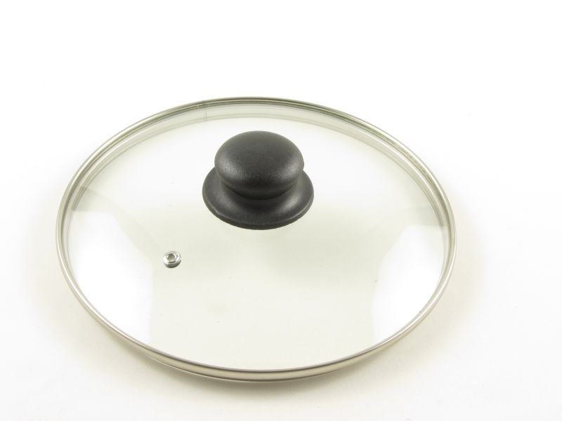 Üveg fedő 22 cm - műanyag gombbal - Perfect