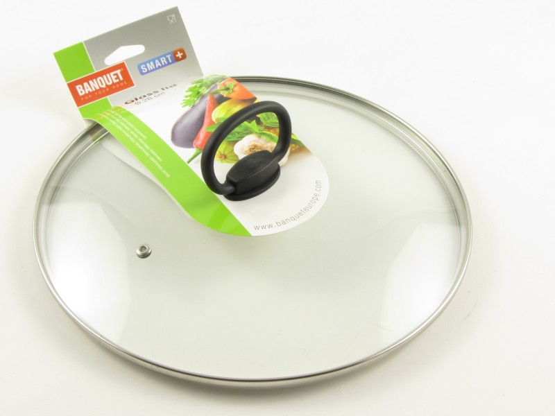 Üveg fedő 28 cm - lehajtható fülű - Banquet