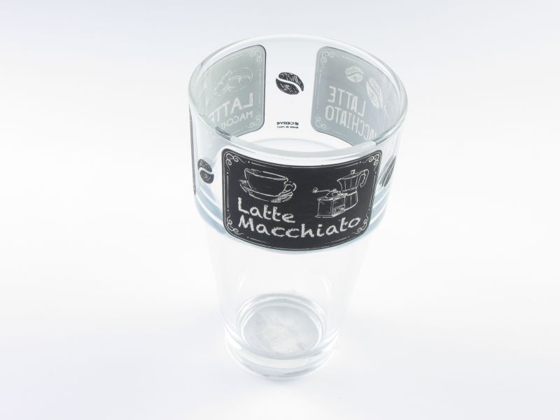 Üveg pohár 3,5 dl - Cerve Latte Macchiato Latteria