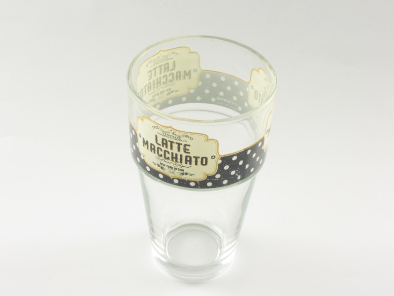 Üveg pohár 3,5 dl - Cerve Retro Latte Macchiato