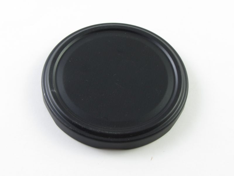 Befőttes üveg tető 82 mm - fekete
