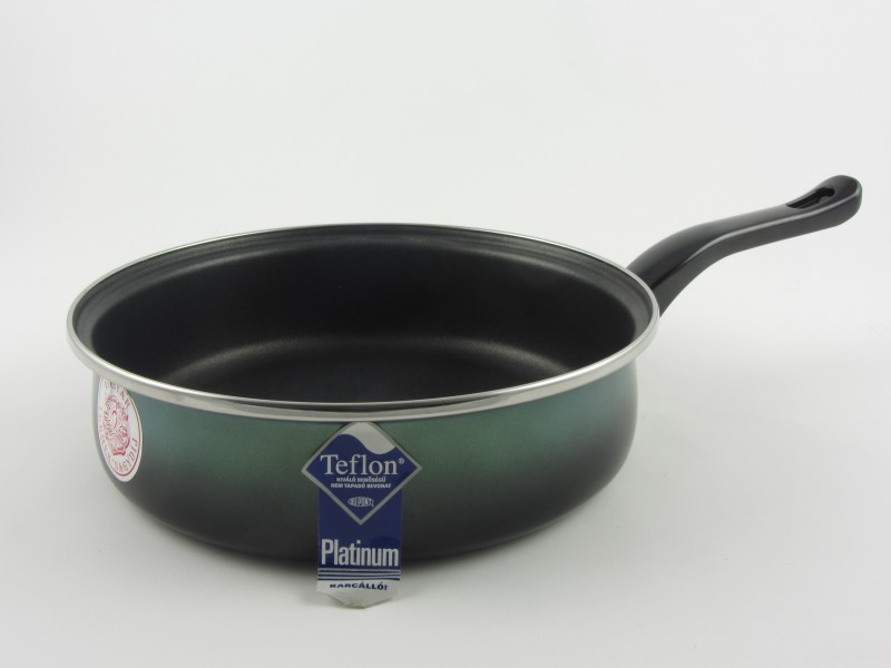 Bonyhádi teflonos Platinum serpenyő 20 cm 1,75 liter - zöld