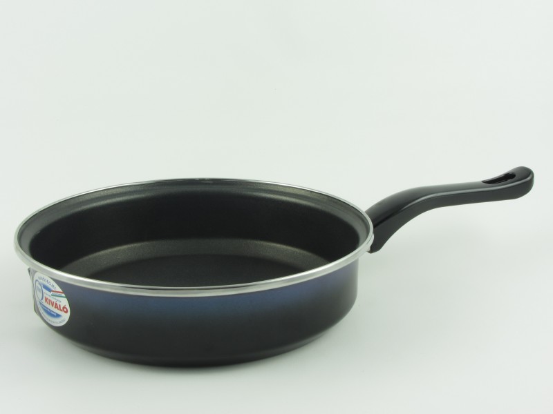 Bonyhádi teflonos serpenyő 24 cm 2,25 liter - Elit kék
