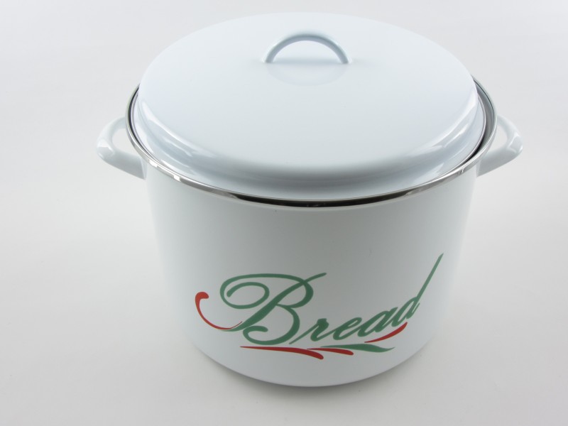 Bonyhádi zománcozott fazék fedővel 14 liter 30 cm - Alice Bread