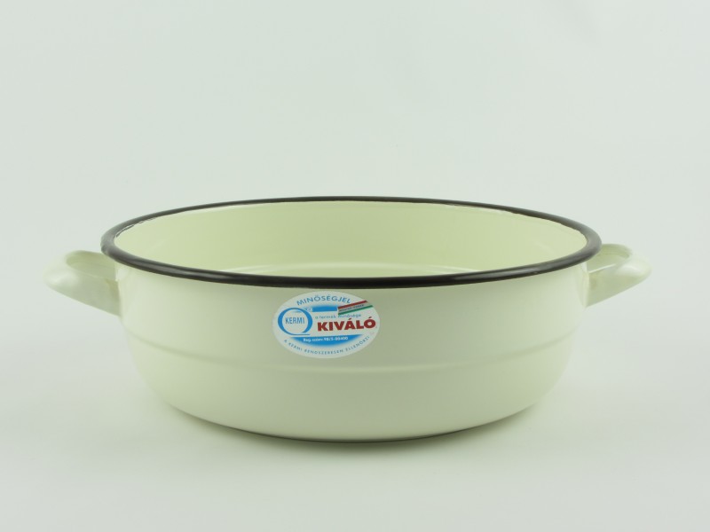 Bonyhádi zománcozott paraszttál 32 cm 7 liter
