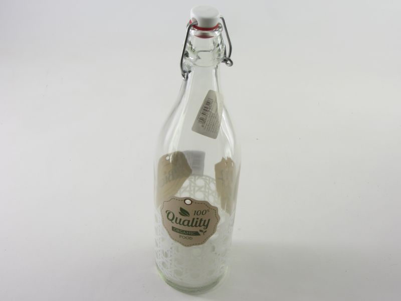 Csatos tejes üveg 1 liter - Cerve Green Bio