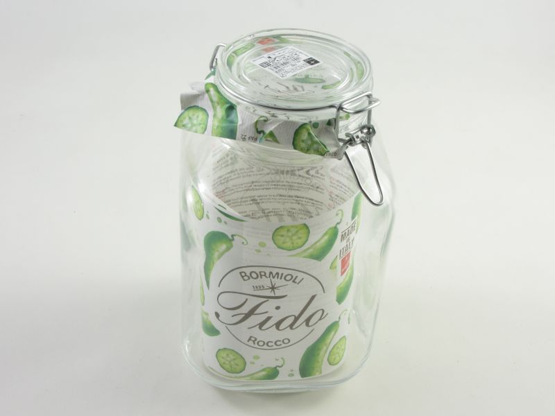 Csatos üveg 3 liter színtelen - Bormioli Fido Trans