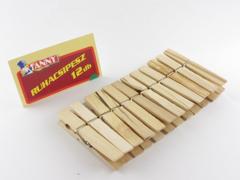 Fa ruhacsipesz (12 db-os) - Fanny