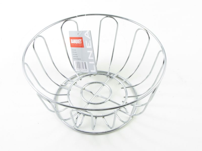 Fém kis gyümölcskosár 17 cm - Banquet