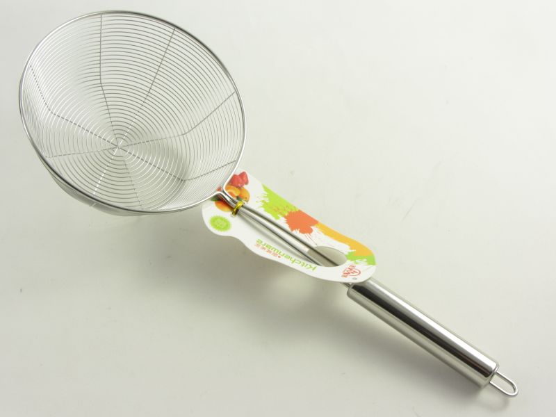 Fém szűrőkanál 18 cm - Tuti