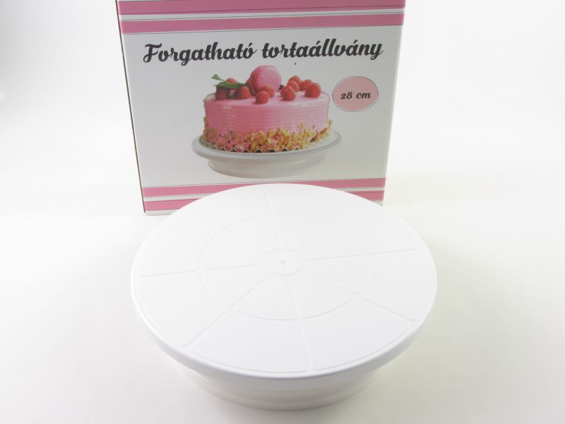 Forgatható tortaállvány 28 cm