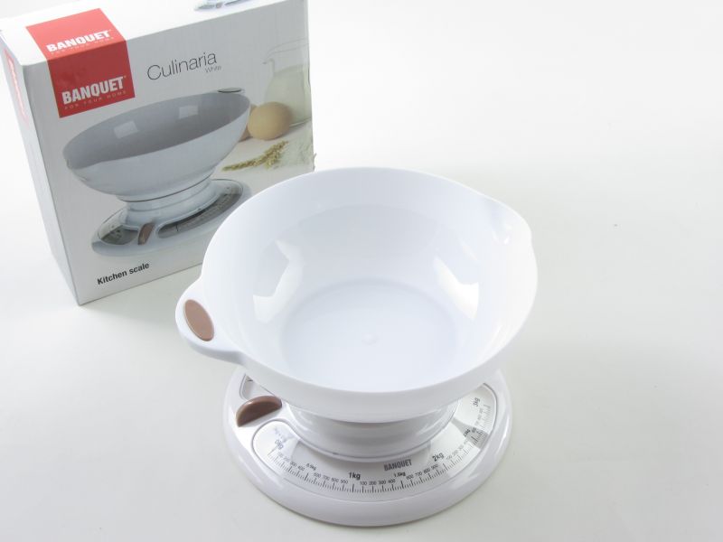 Hagyományos tálas konyhai mérleg 3 kg-os - Banquet
