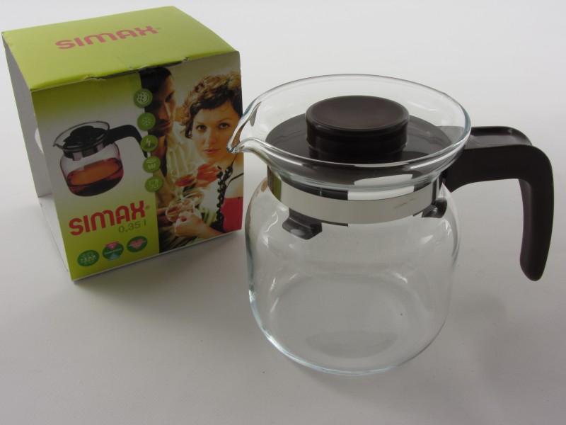 Hőálló jénai üveg teáskanna 0,35 liter - Simax Jug
