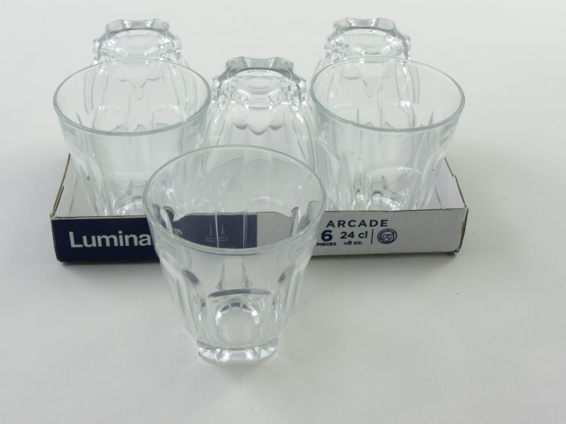 Hőálló kávés - vizes pohár 2,4 dl - Luminarc Arcade (6 db-os)