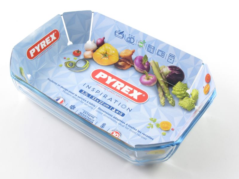 Jénai szögletes tepsi 33x22 cm 3,2 liter - Pyrex Inspiration