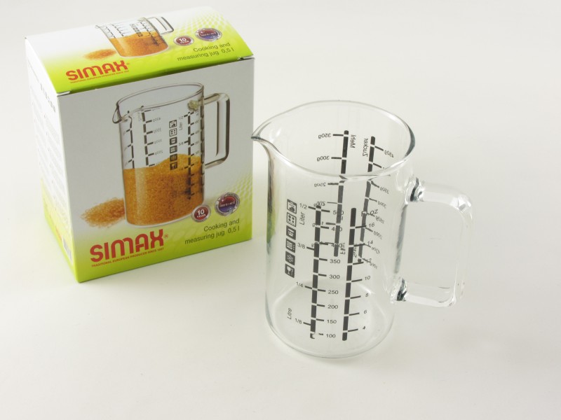 Jénai üveg mércés kancsó 0,5 liter - Simax