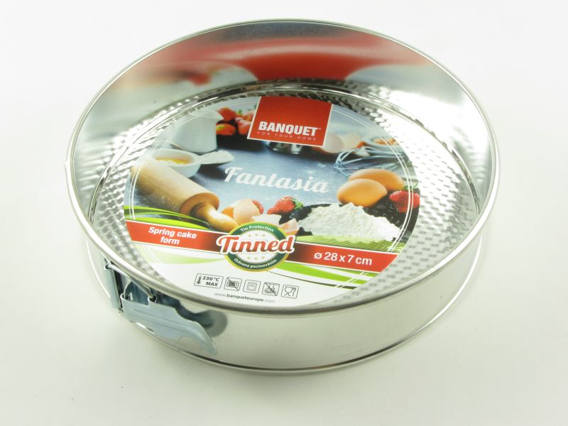 Kapcsos tortaforma 28 cm - Banquet