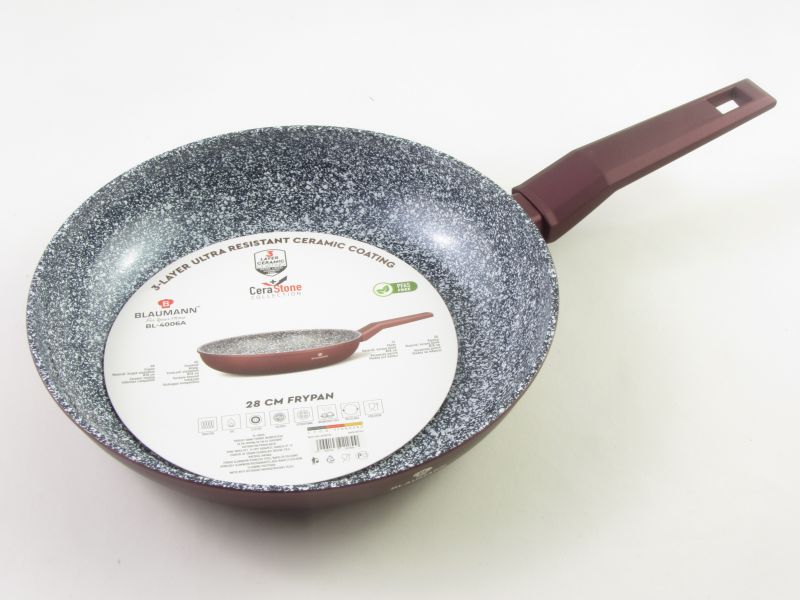 Kerámia bevonatos indukciós serpenyő 28 cm - Blaumann CeraStone