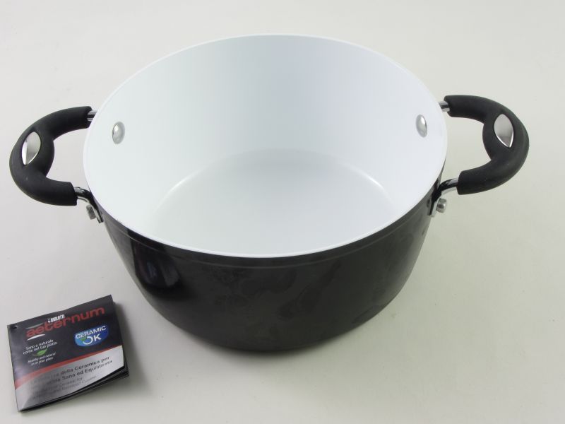 Kerámia bevonatos magas lábas 4,4 liter 24 cm - Bialetti Aeternum