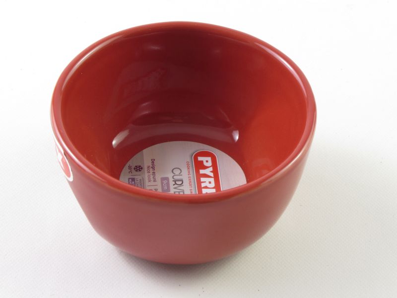 Kerámia szuflé tálka 10 cm - Pyrex - piros