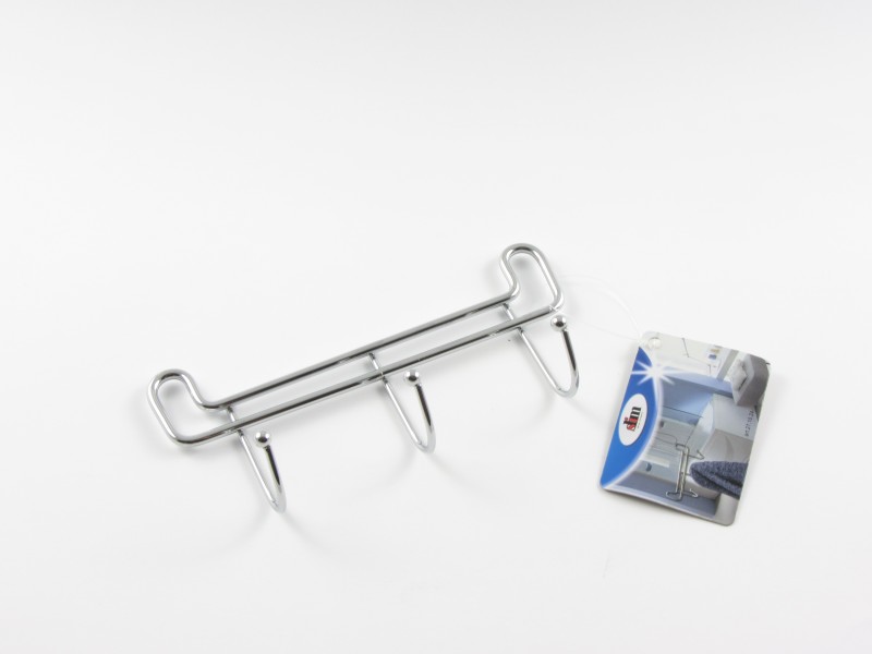 Krómozott fali akasztó fogas 3 részes - Artex Slim Hooks