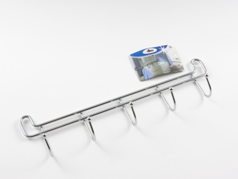 Krómozott fali akasztó fogas 5 részes - Artex Slim Hooks