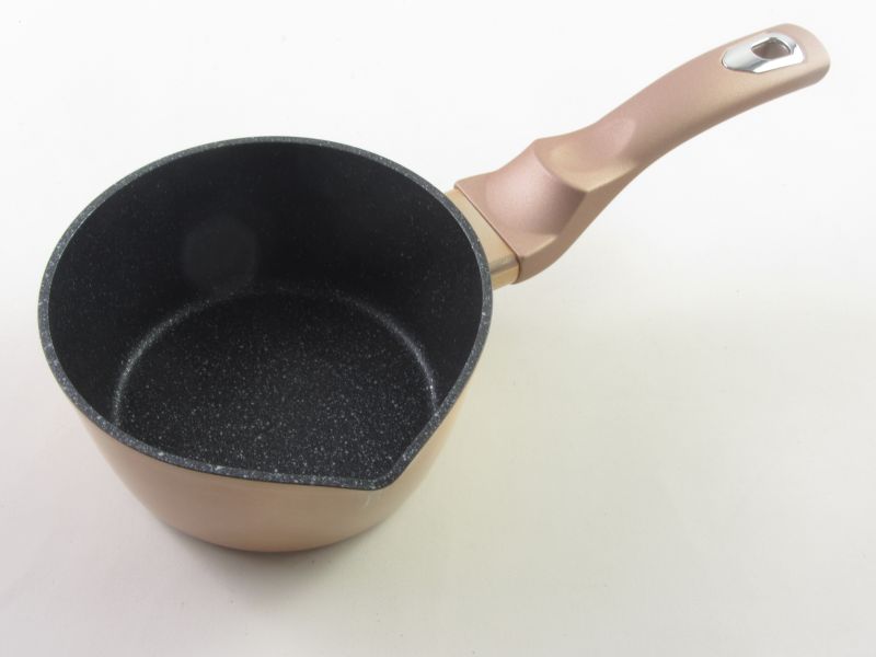 Márvány bevonatos indukciós nyeles lábas 1,2 liter 16 cm Berlinger Haus Rose Gold