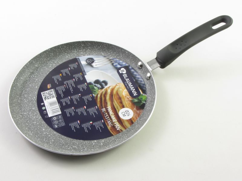 Márvány bevonatos indukciós palacsintasütő 24 cm - Blaumann