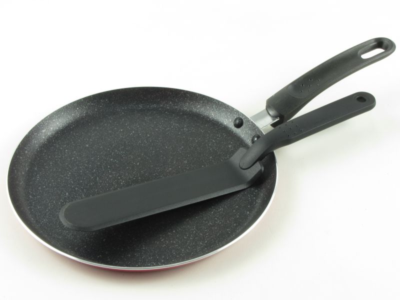 Márvány bevonatos indukciós palacsintasütő lapáttal 24 cm - Blaumann