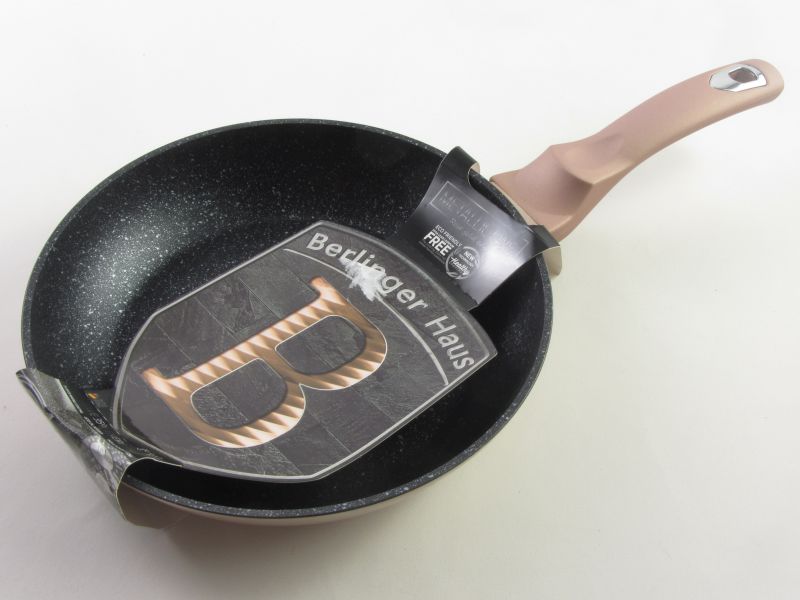 Márvány bevonatos indukciós serpenyő 24 cm - Berlinger Haus Rose Gold