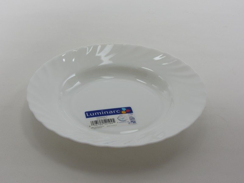 Mélytányér fehér - Luminarc Trianon