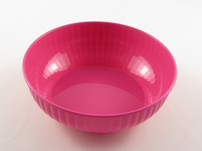 Műanyag bordás tál 24 cm - Veca
