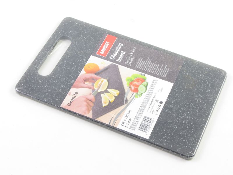 Műanyag kis vágódeszka - Banquet Granite