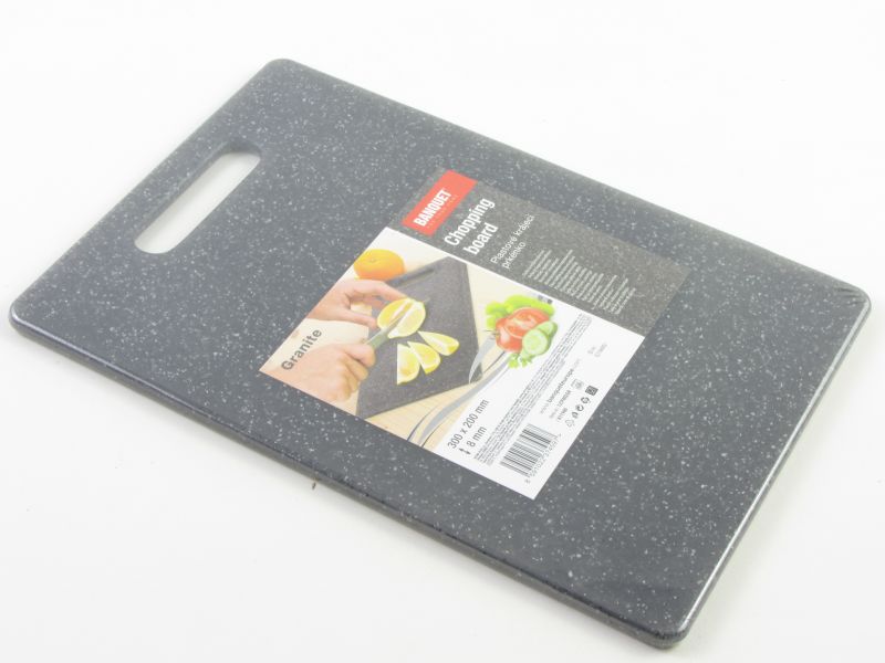 Műanyag közepes vágódeszka - Banquet Granite