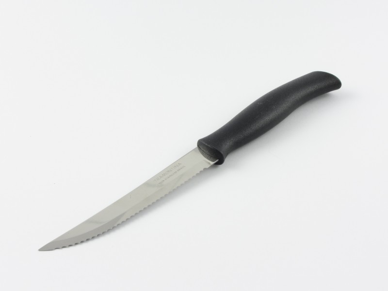 Műanyag nyelű recés steak kés 11 cm - Tramontina Athus