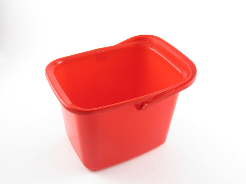 Műanyag szögletes vödör 10 liter
