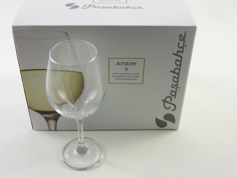 Nagy fehérboros pohár 2,95 dl - Amber (6 db-os)