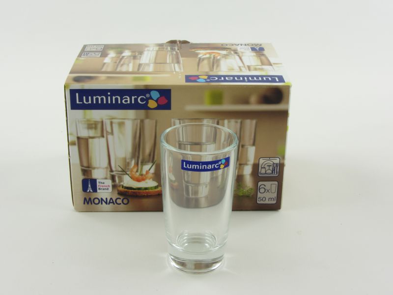 Pálinkás pohár 0,5 dl - Luminarc Monaco (6 db-os)
