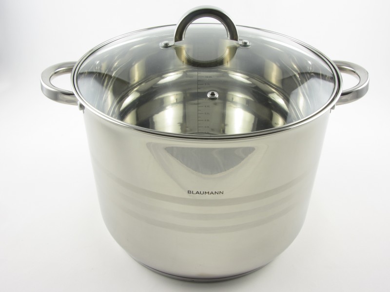 Rozsdamentes fazék fedővel 15,5 liter 30 cm - Blaumann