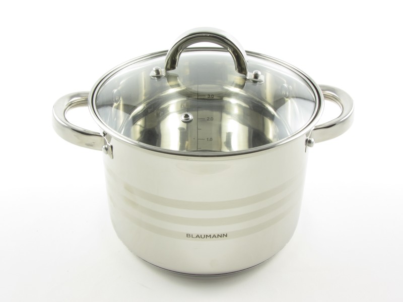 Rozsdamentes fazék fedővel 4,3 liter 20 cm - Blaumann