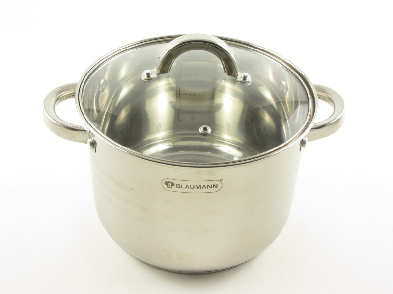 Rozsdamentes fazék fedővel 5,8 liter 22 cm - Blaumann