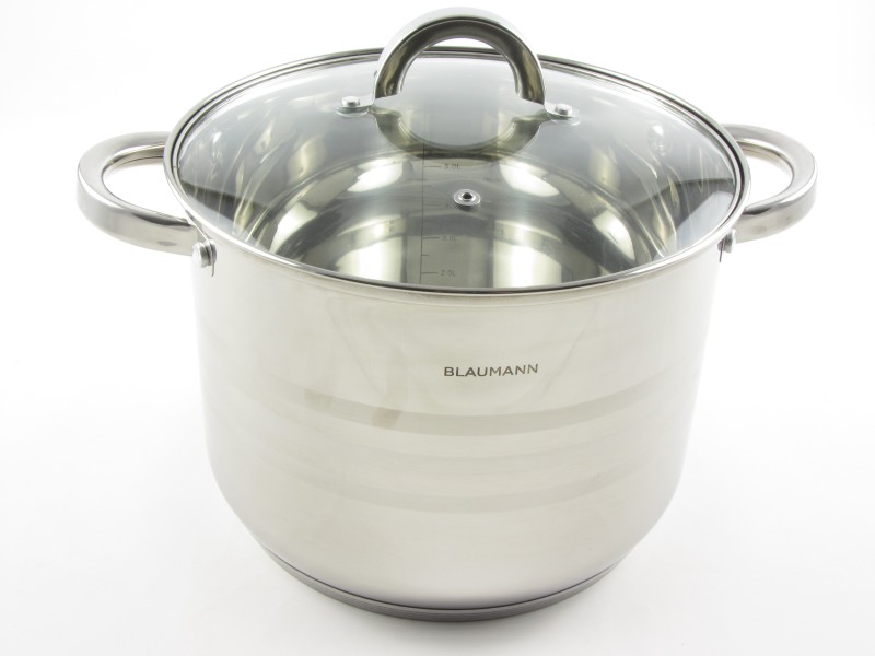 Rozsdamentes fazék fedővel 7,7 liter 24 cm - Blaumann