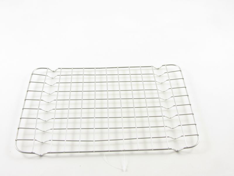 Rozsdamentes grillrács tepsibe 33x22 cm