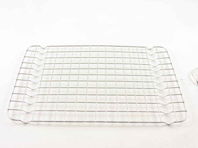 Rozsdamentes grillrács tepsibe 39x25,5 cm
