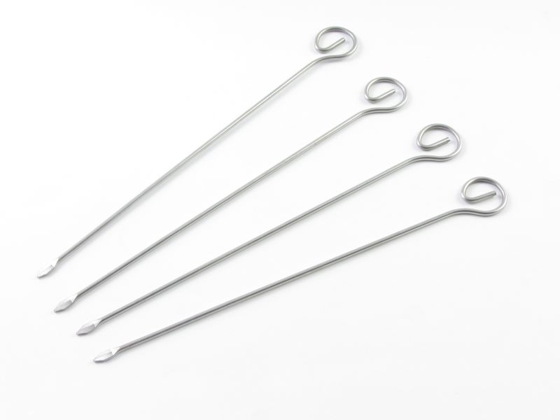 Rozsdamentes sasliktű 21 cm (4 db-os)