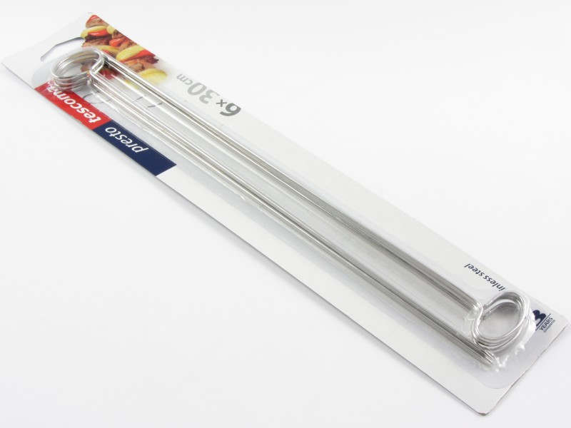 Rozsdamentes sasliktű 30 cm - Tescoma Presto (6 db-os)