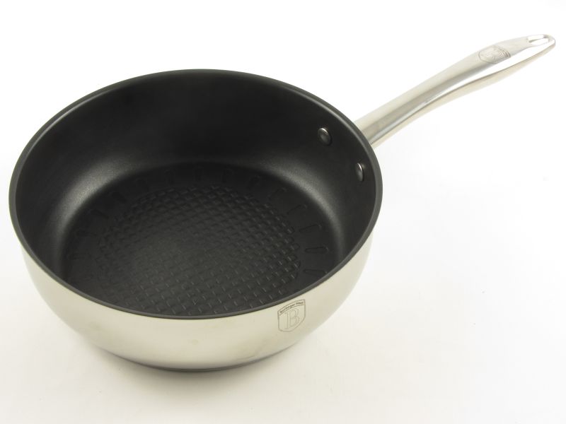 Rozsdamentes tapadásmentes indukciós serpenyő 24 cm - Berlinger Haus