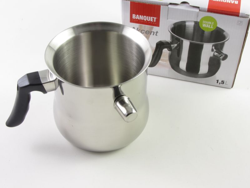 Rozsdamentes tejforraló 1,5 liter - Banquet