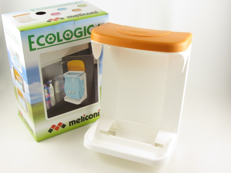 Szekrényajtóra szerelhető szemetes kuka 20 liter - Meliconi Ecologica